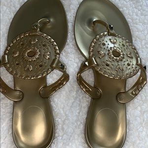 Gold Jack Rogers Sandas